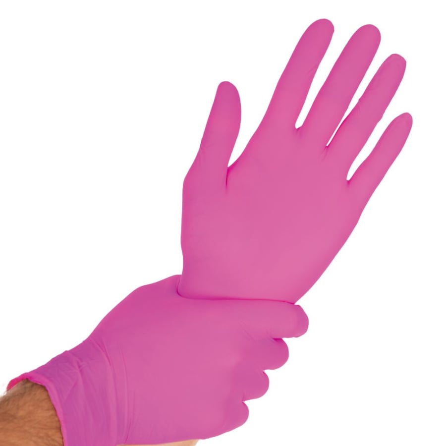 HYGOSTAR - Nitrile - Magenta Gloves