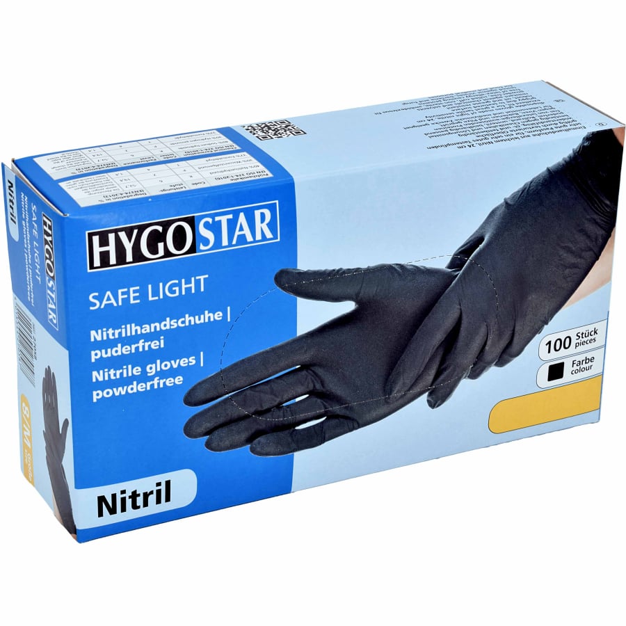 HYGOSTAR - Nitrile - Black Gloves