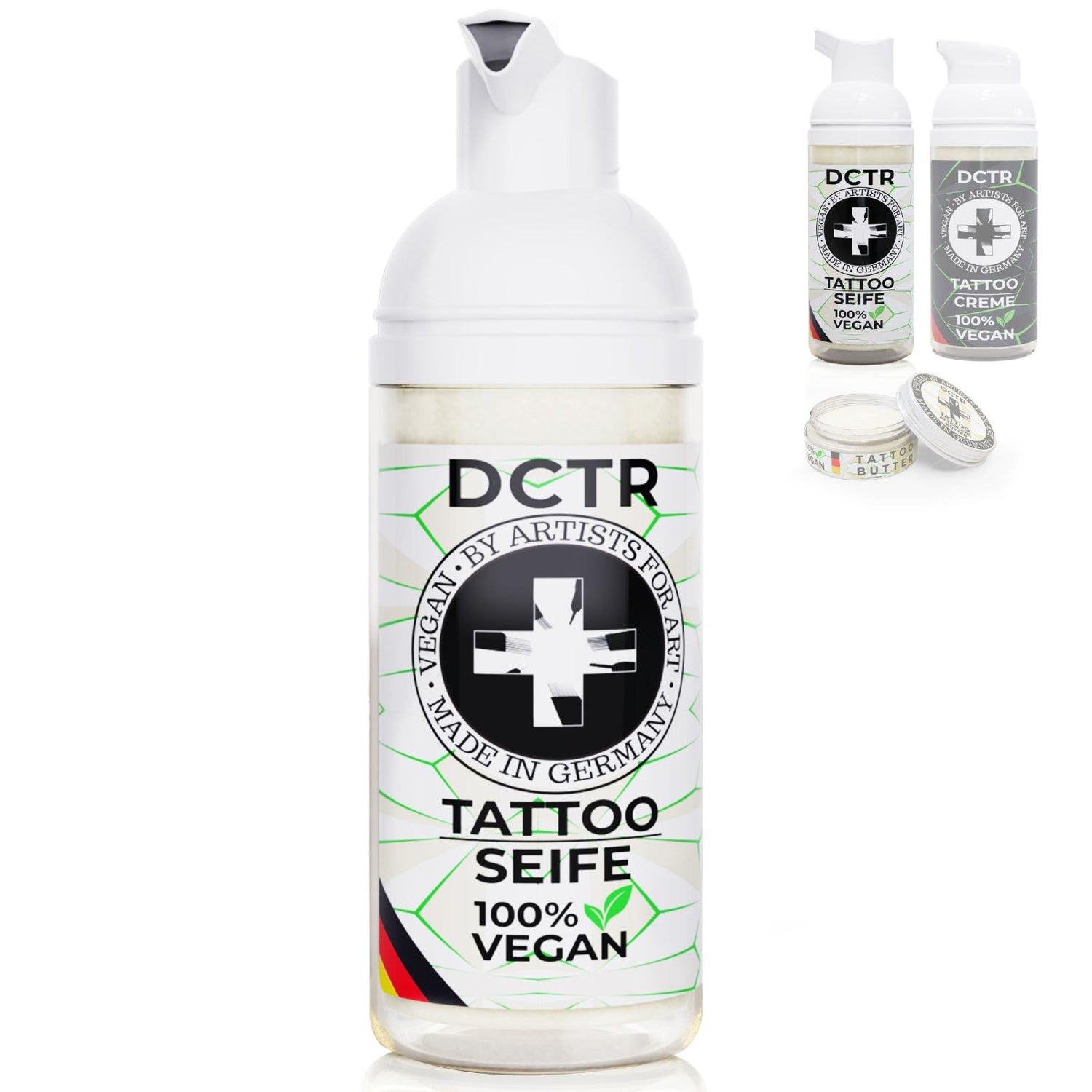 DCTR Aftercare Bundle – Tattoo Cream + Tattoo Soap