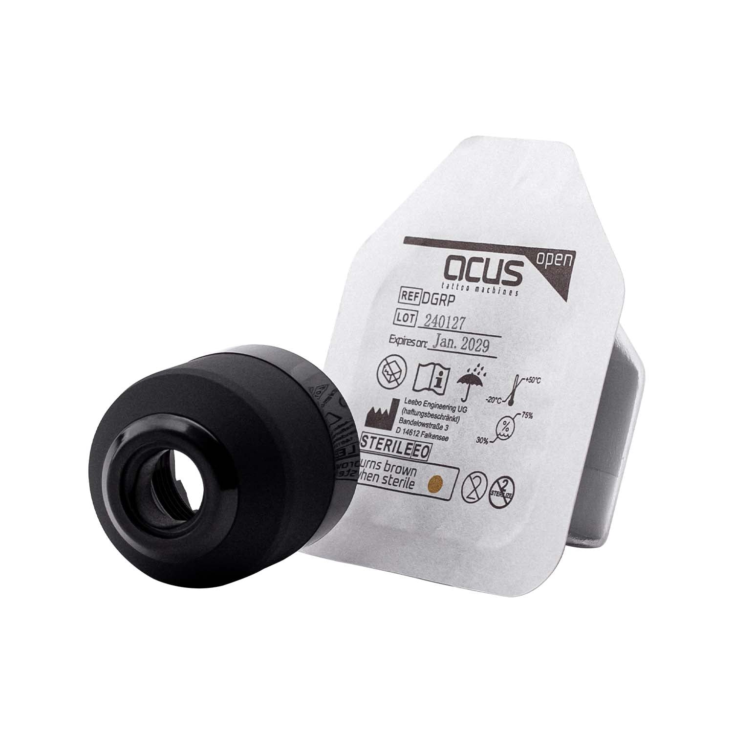 acus-box-of-24-black-disposable-grip-33-mm image 1