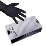 box-of-100-uniglove-black-pearl-nitrile-gloves image 1