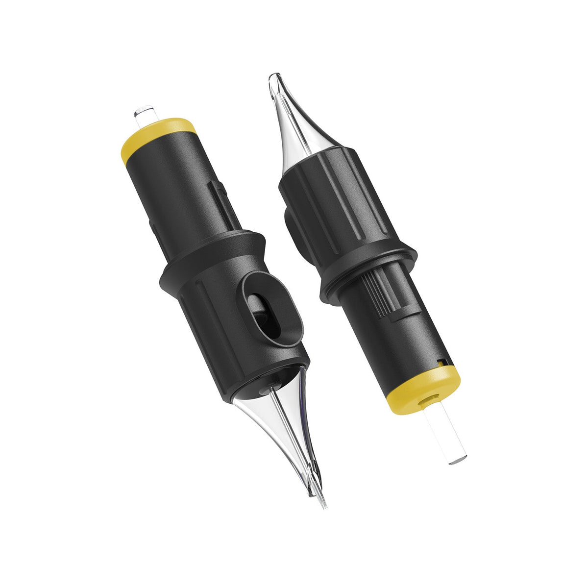 Ghost Black Needle Cartridges - Round Shader Long Taper