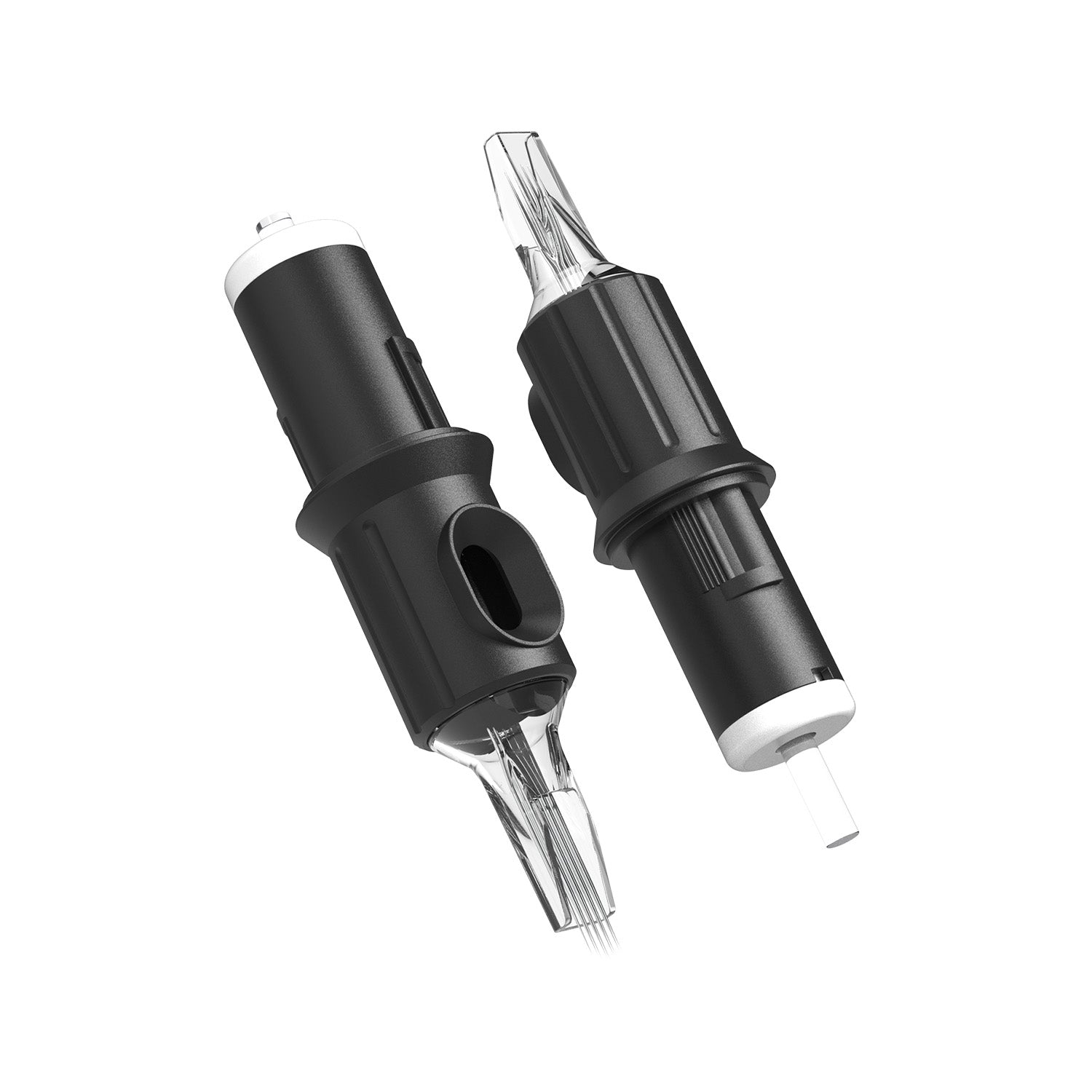 Box mit 20 Ghost Black Needles Cartridges - Soft Edge Magnum Long Taper