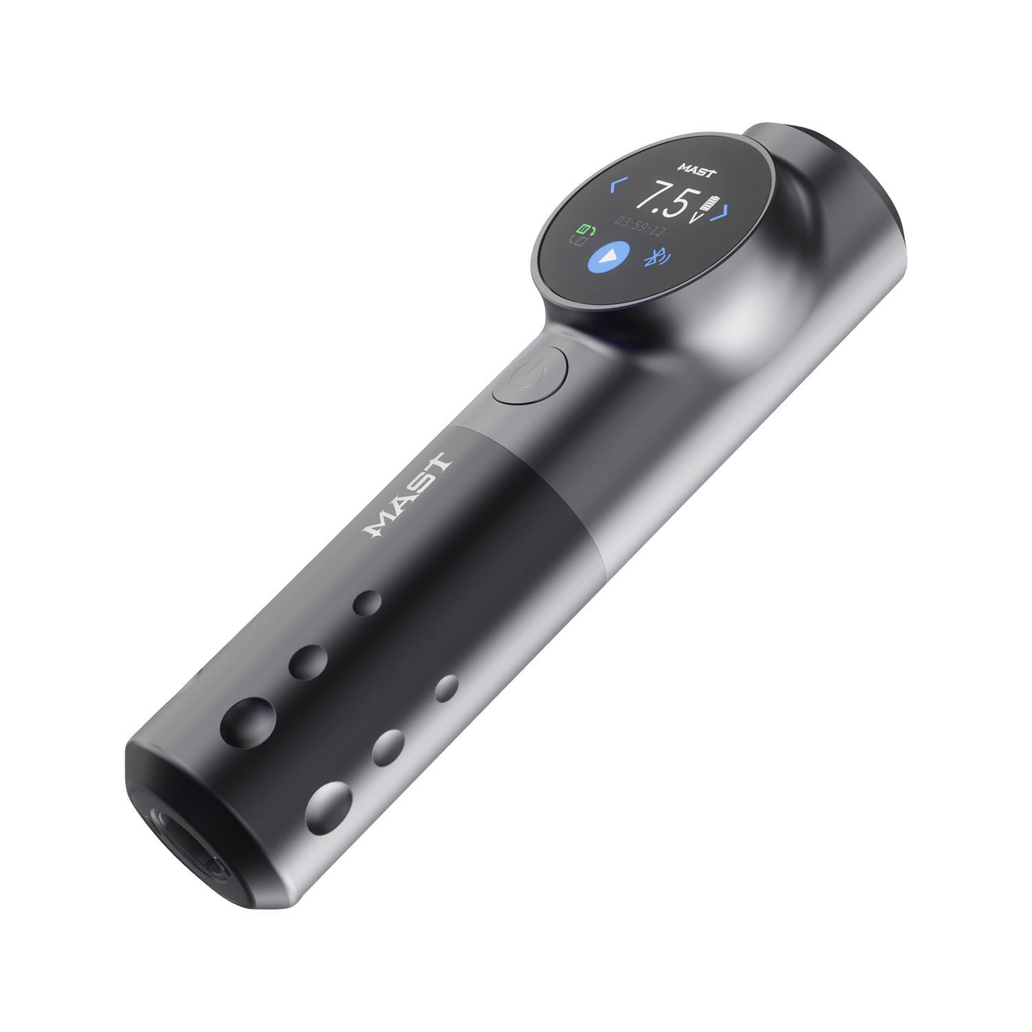 dragonhawk-mast-archer-ultra-tattoo-machine-with-charging-dock-matte-gray-4-5mm-stroke image 2