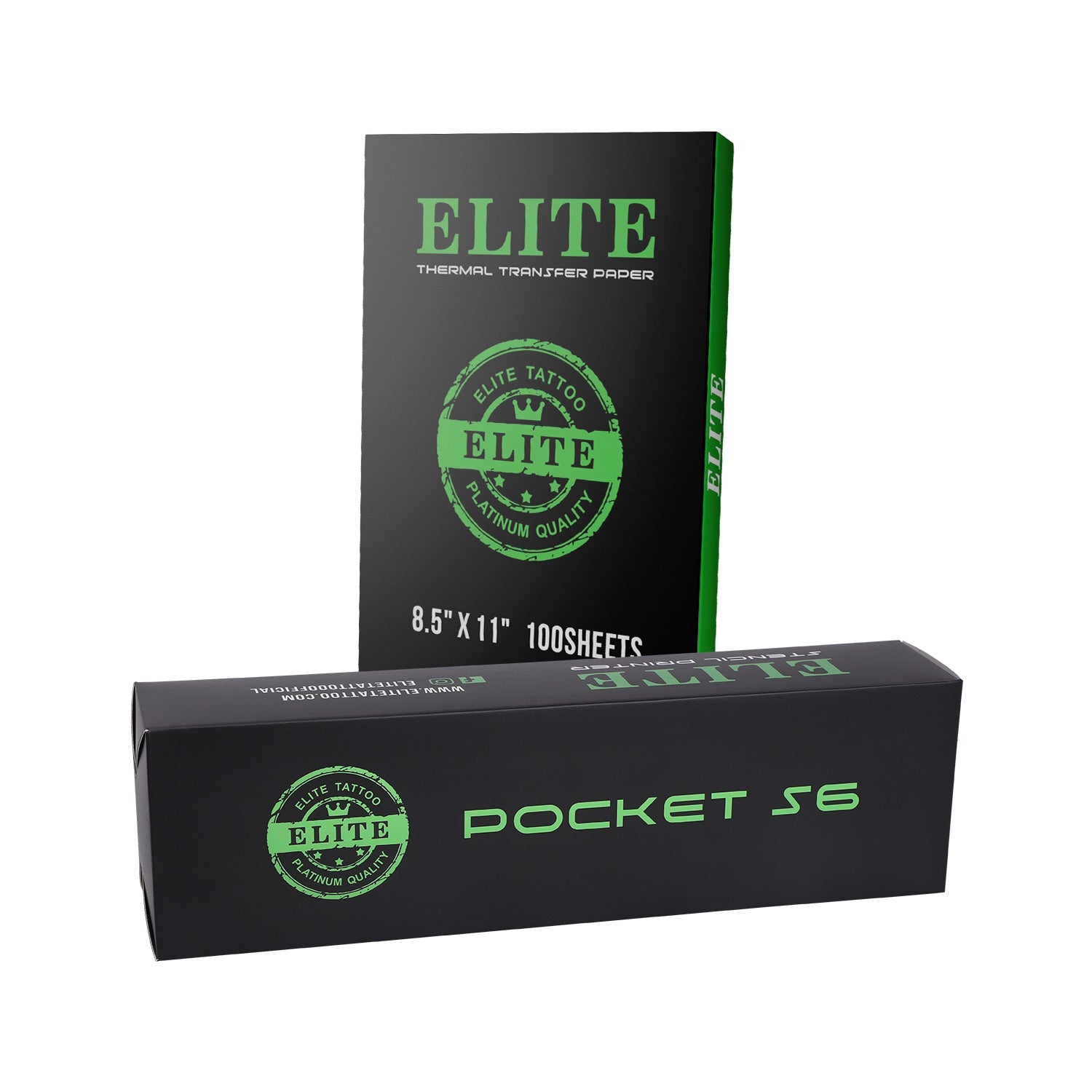 elite-pocket-s6-usb-thermal-printer-box-of-100-elite-thermal-transfer-paper-8-5-x-11 image 1