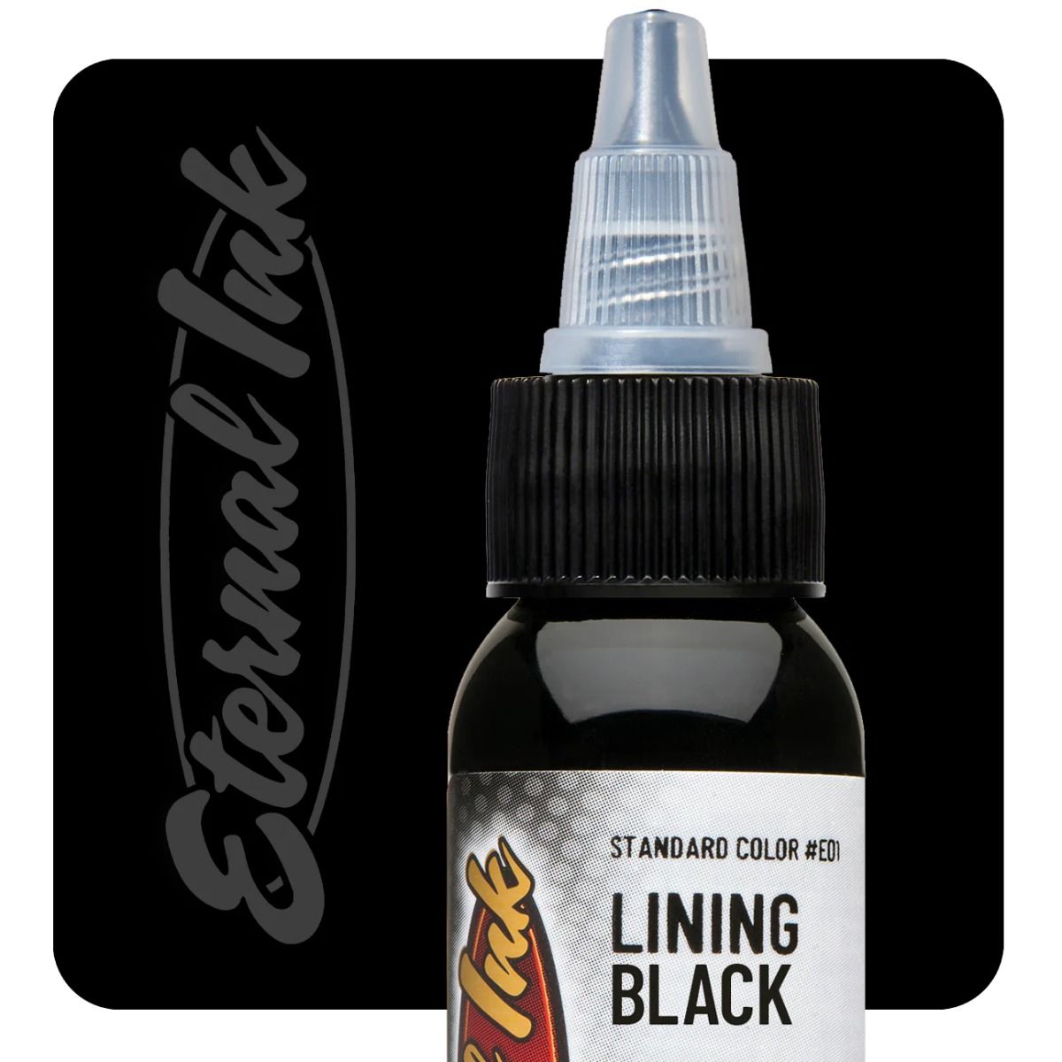 Eternal Ink Lining Black - Non Reach - Not for human use. Practice skin only.*