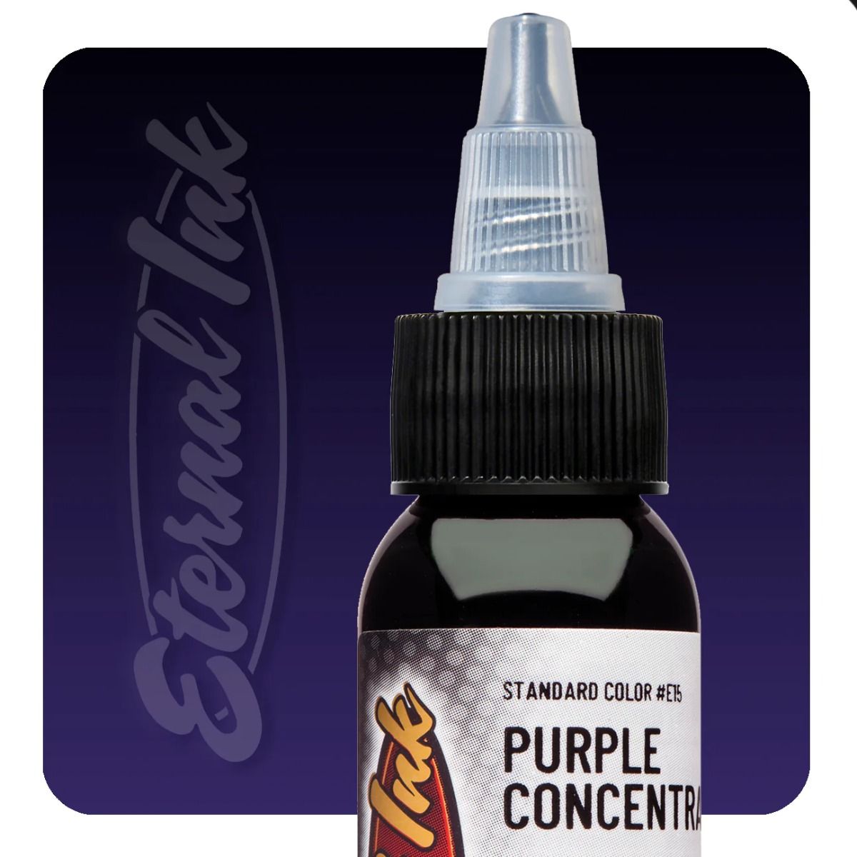 Eternal Ink - Purple Concentrate Tattoo Ink - Non Reach - Not for human use. Practice skin only.*
