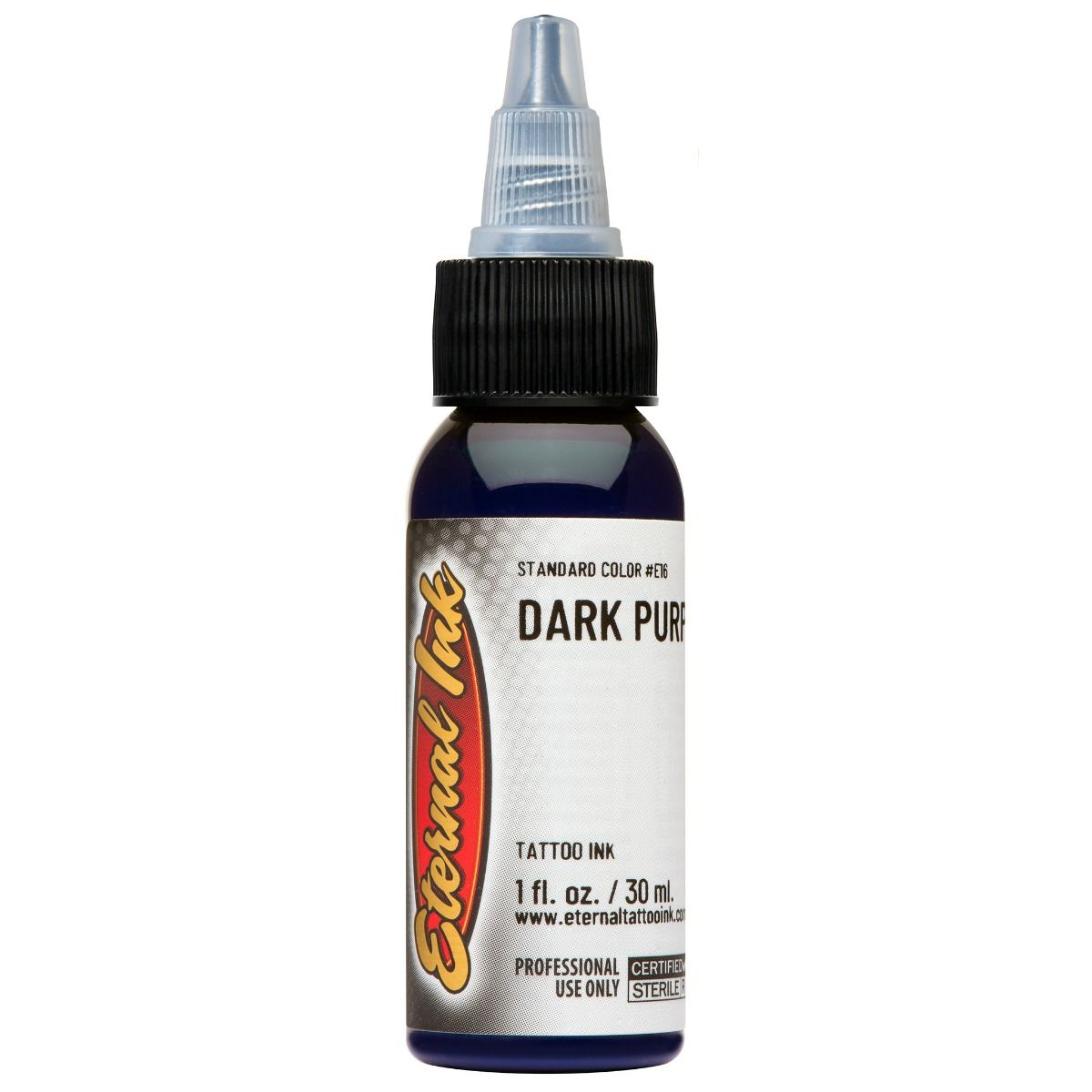 Eternal Ink - Dark Purple Tattoo Ink - Non Reach - Not for human use. Practice skin only.*