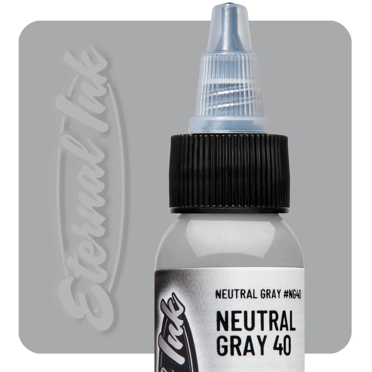 Eternal Ink - Neutral Gray 40% Tattoo Ink  - Non Reach - Not for human use. Practice skin only.*