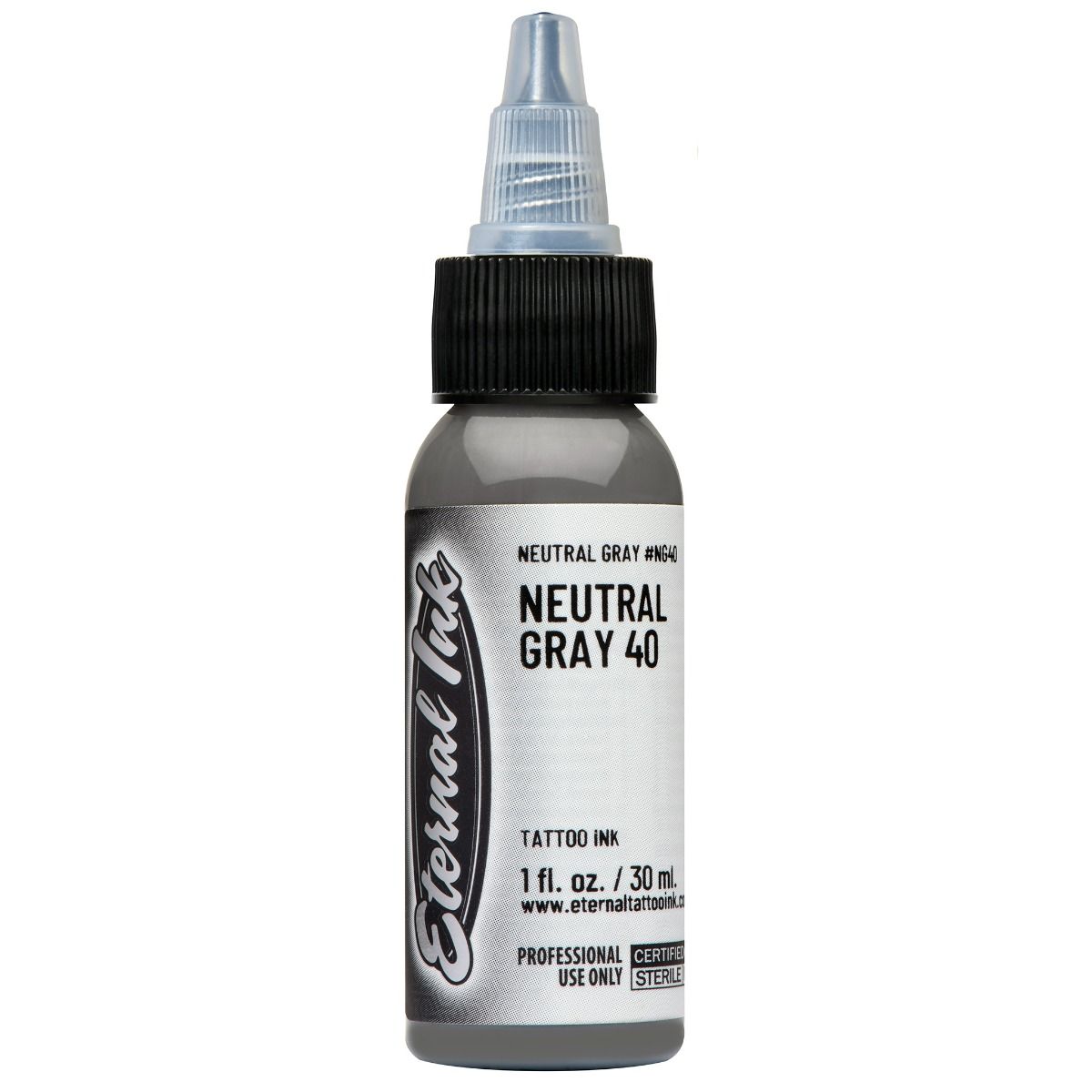 Eternal Ink - Neutral Gray 40% Tattoo Ink  - Non Reach - Not for human use. Practice skin only.*