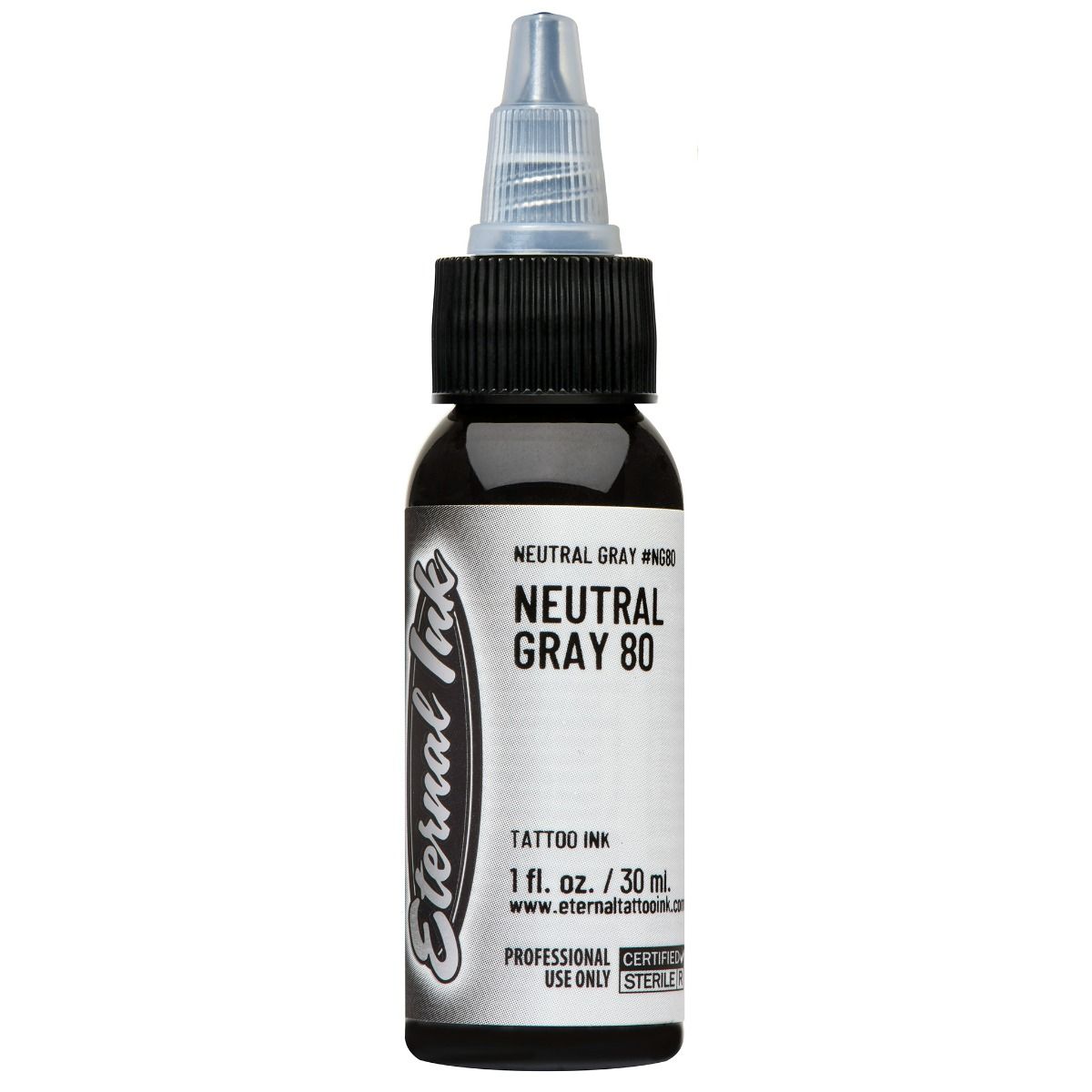Eternal Ink - Neutral Gray 80 % Tattoo Ink  - Non Reach - Not for human use. Practice skin only.*