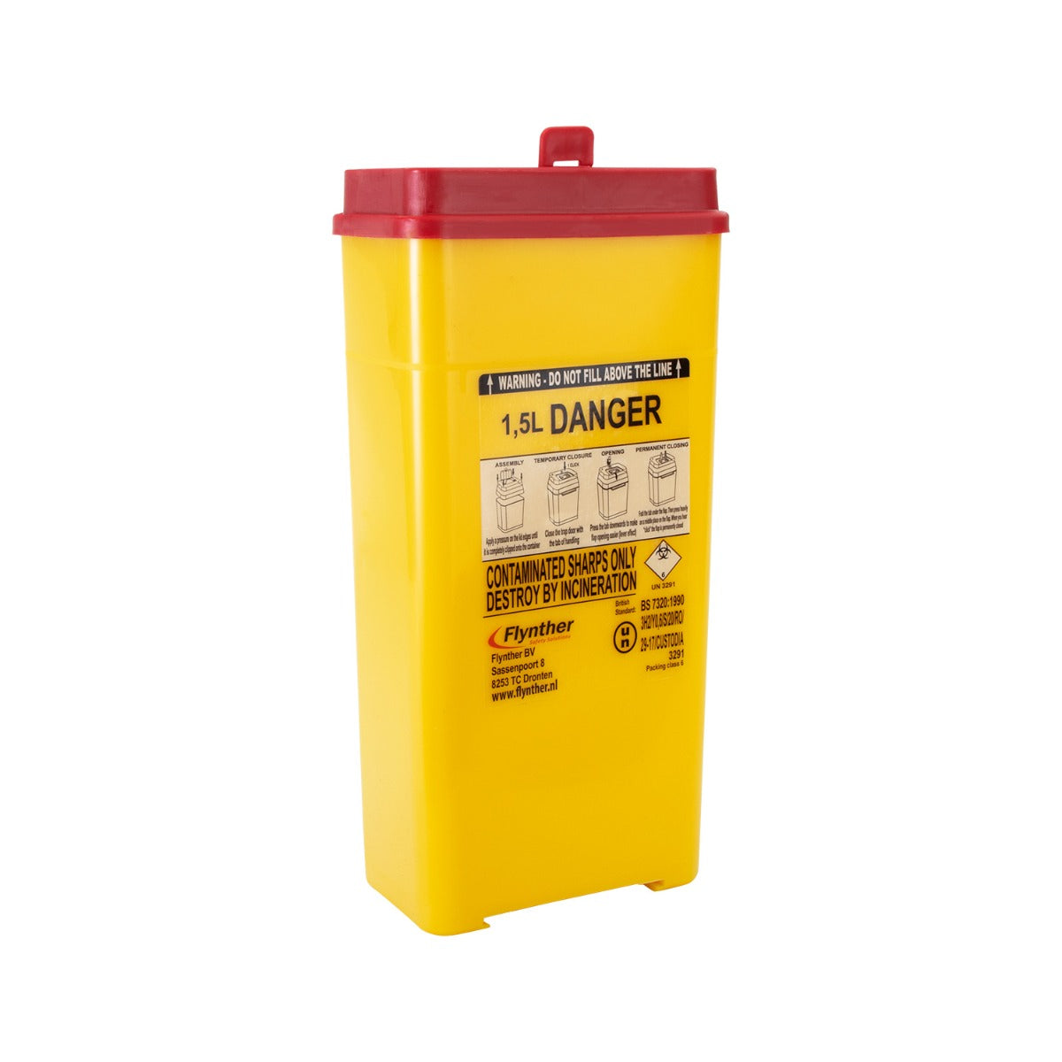 flynther-tattoo-sharps-bin-1-5l-capacity image 1