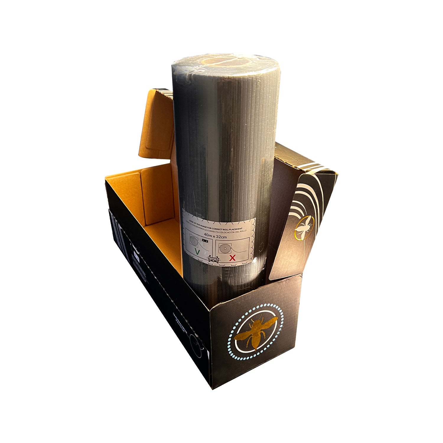 Hornet Black Cover Roll - Professional Waterproof Cover - 40 m x 32 cm