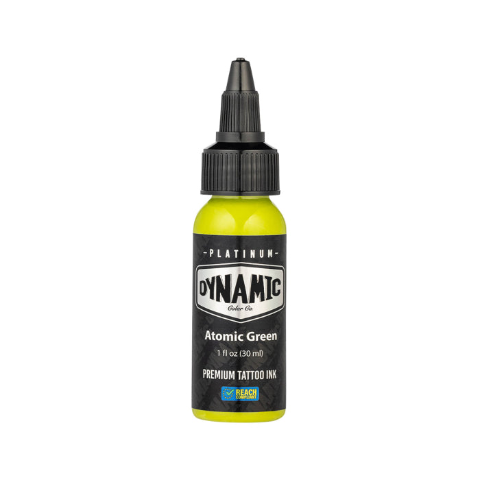Dynamic Platinum Atomic Green Tattoo Ink 30ml