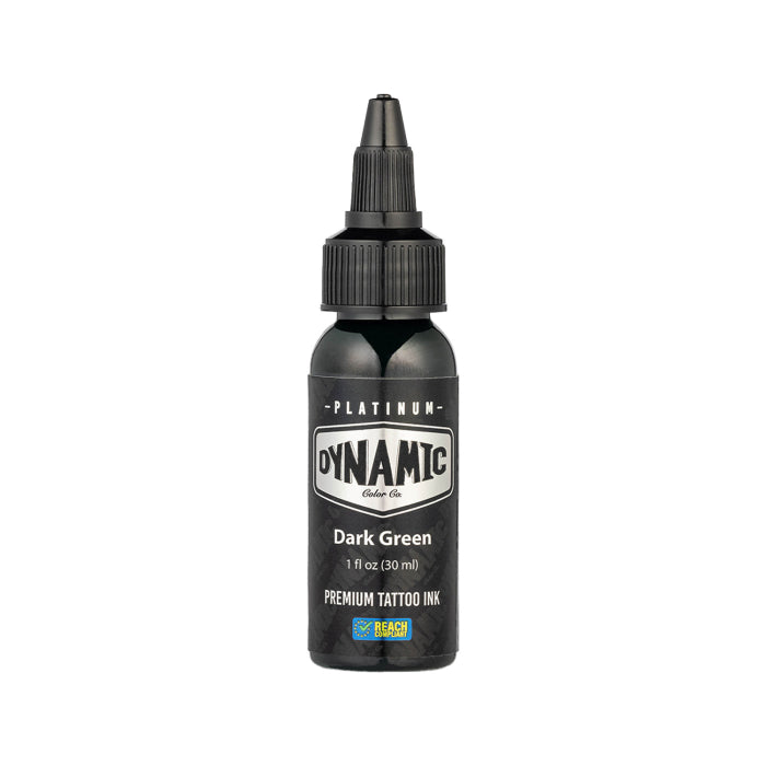 Dynamic Platinum Dark Green Tattoo Ink 30ml