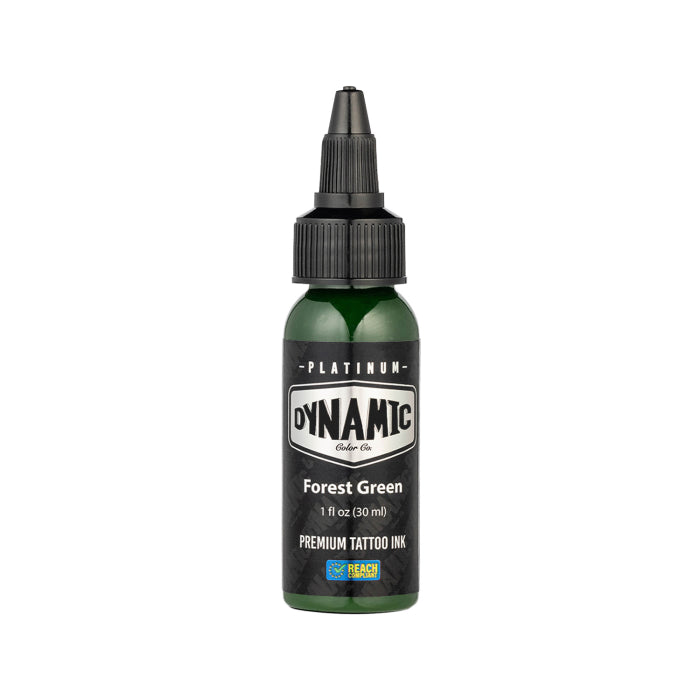 Dynamic Platinum Forest Green Tattoo Ink 30ml