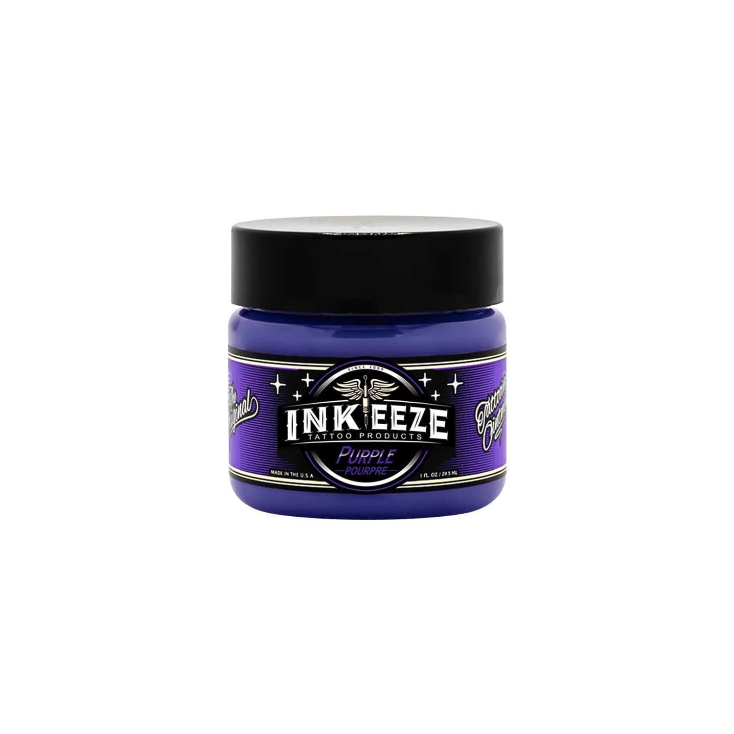 INK-EEZE Purple Glide Tattoo Ointment - Professional Lubricant & Aftercare
