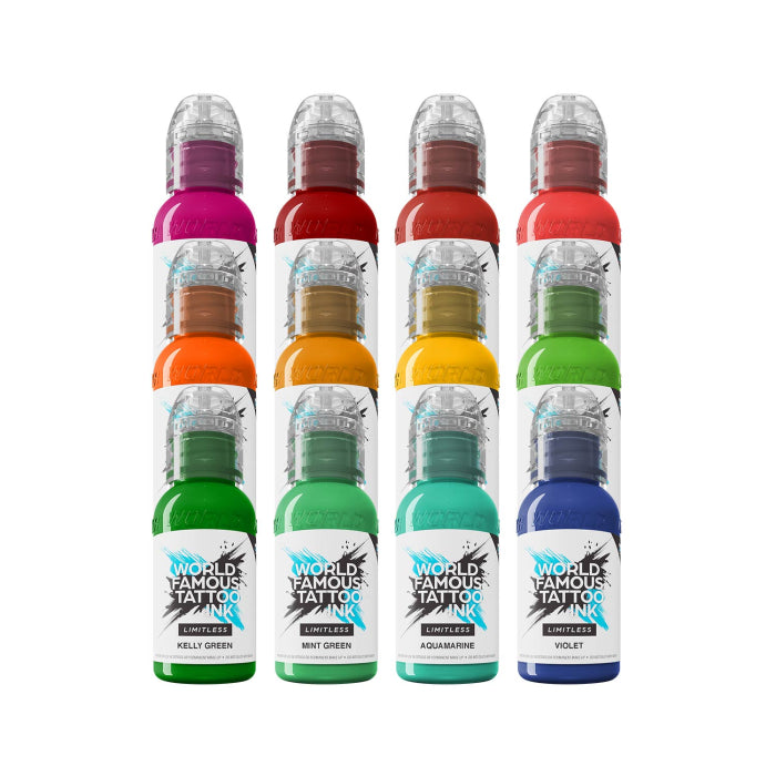 World Famous Limitless Dragon Set - 12x 30ml Professional Ink