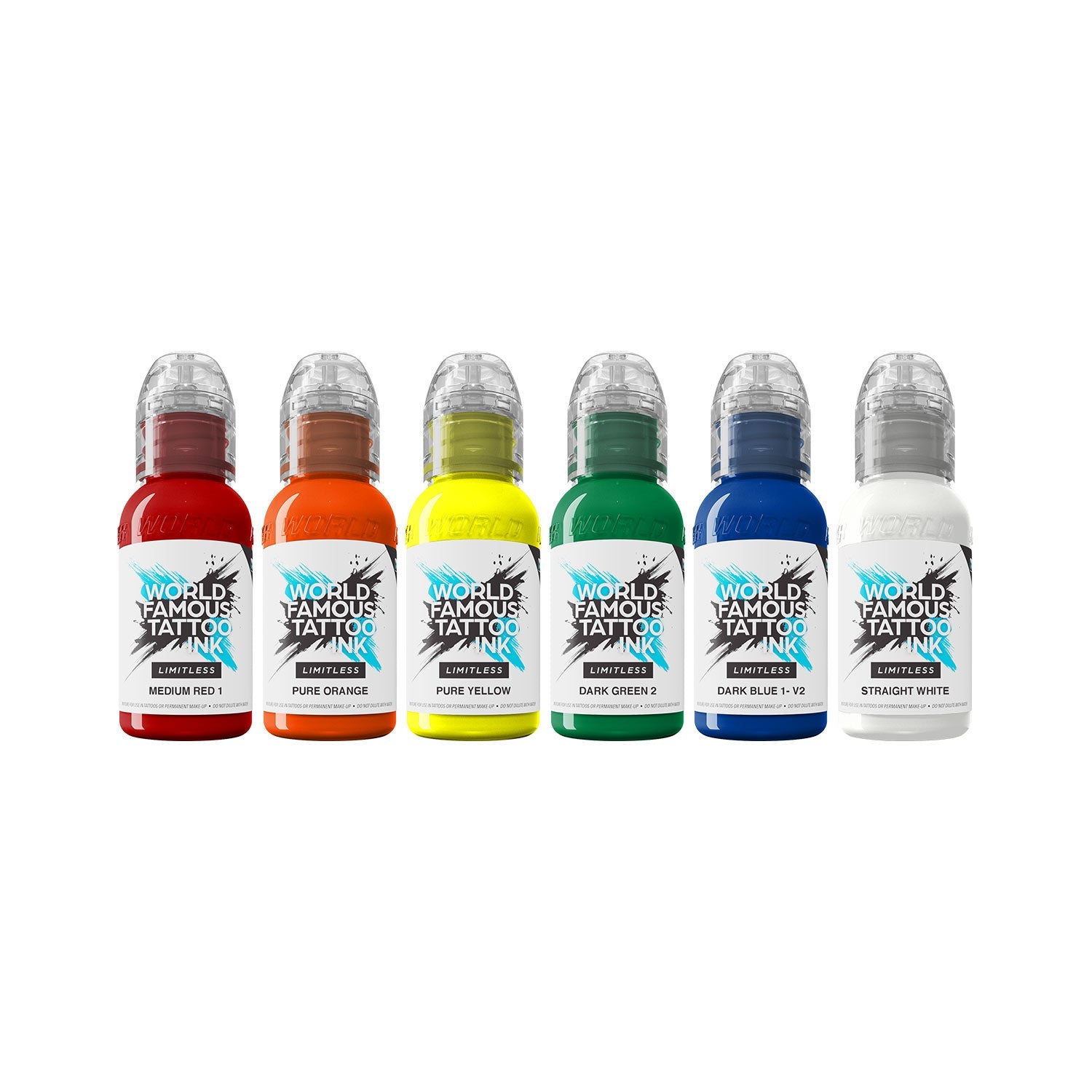 World Famous Limitless Simple Set - 6x30ml Professional Ink