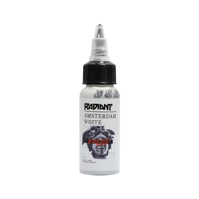 Radiant Evolved Amsterdam White Tattoo Ink 30ml