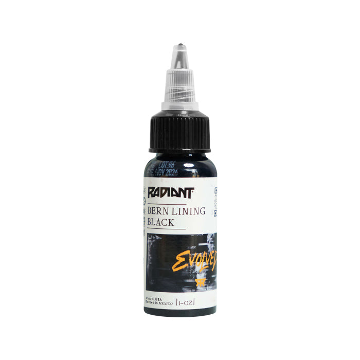 Radiant Evolved Bern Lining Black Tattoo Ink 30ml