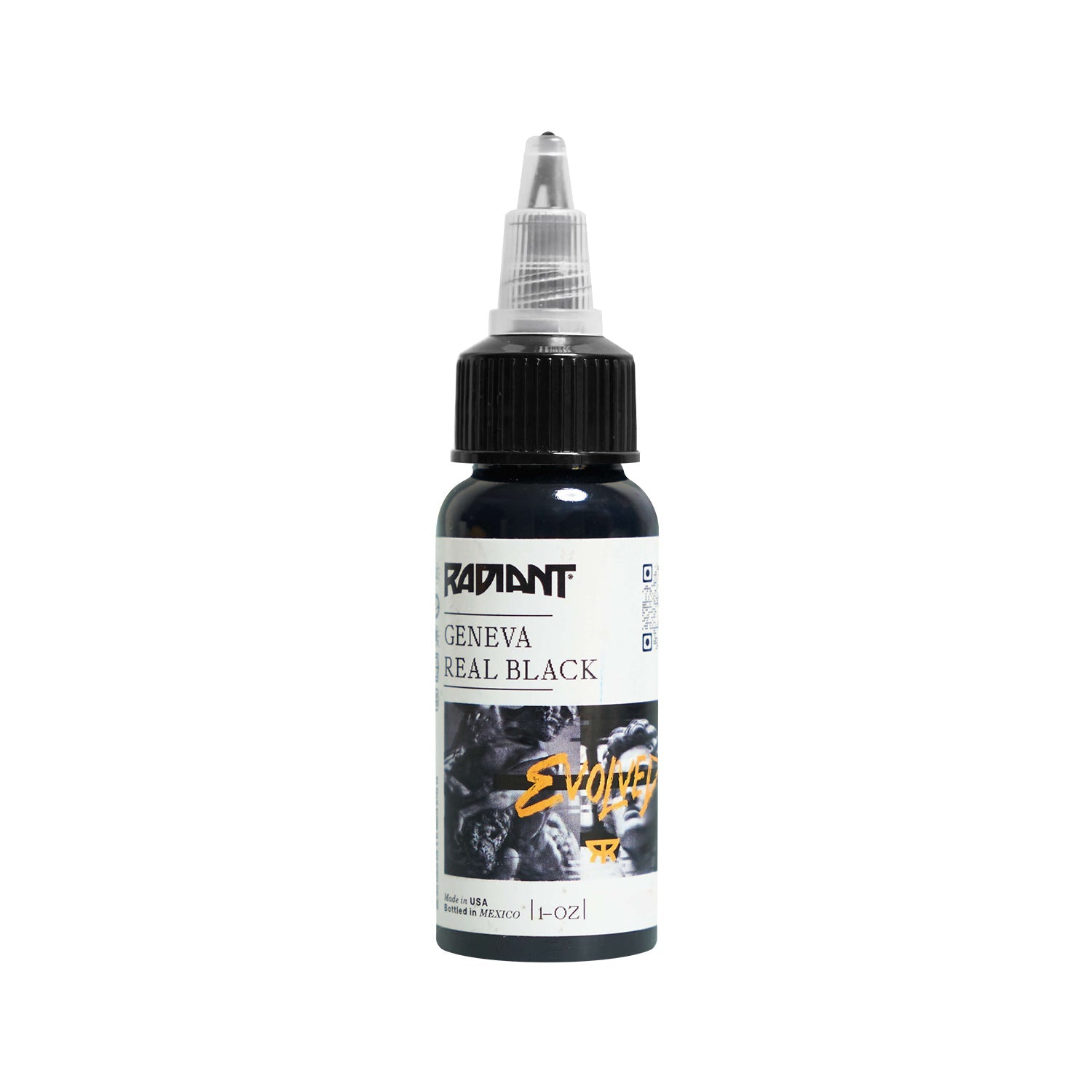 Radiant Evolved Geneva Real Black Tattoo Ink 30ml