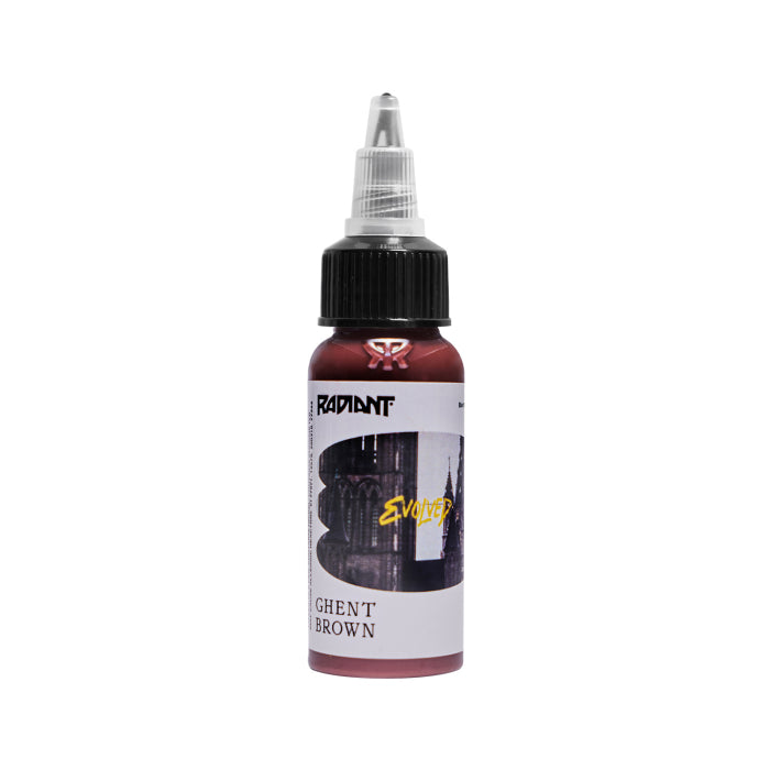 Radiant Evolved Ghent Brown Tattoo Ink 30ml