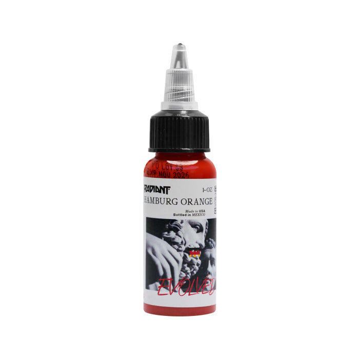 Radiant Evolved Hamburg Orange Tattoo Ink 30ml