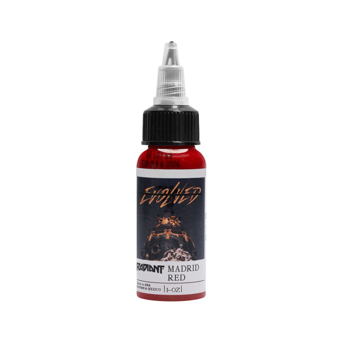 Radiant Evolved Madrid Red Tattoo Ink 30ml