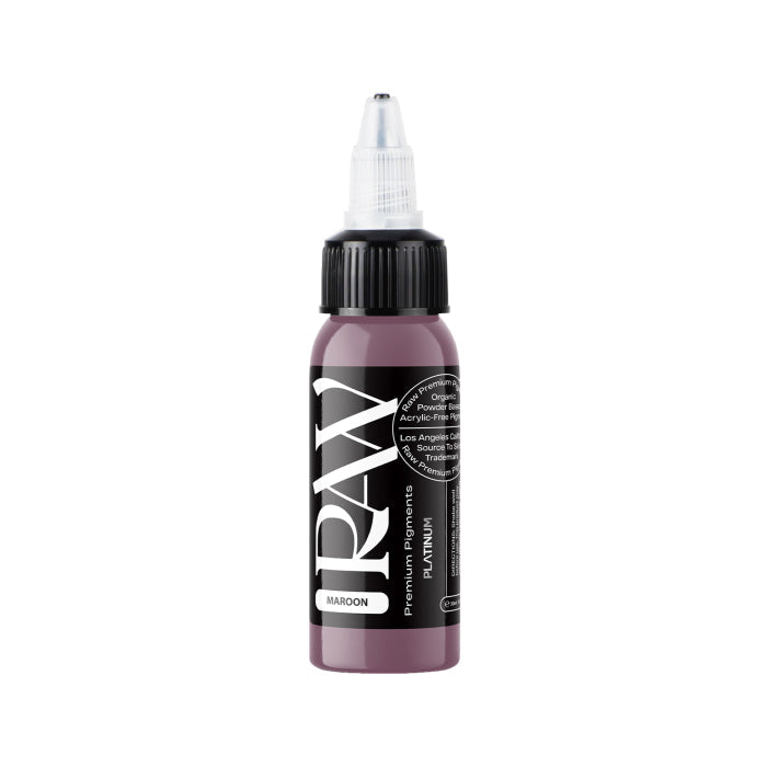 Raw Pigments Platinum Maroon Tattoo Ink 30ml
