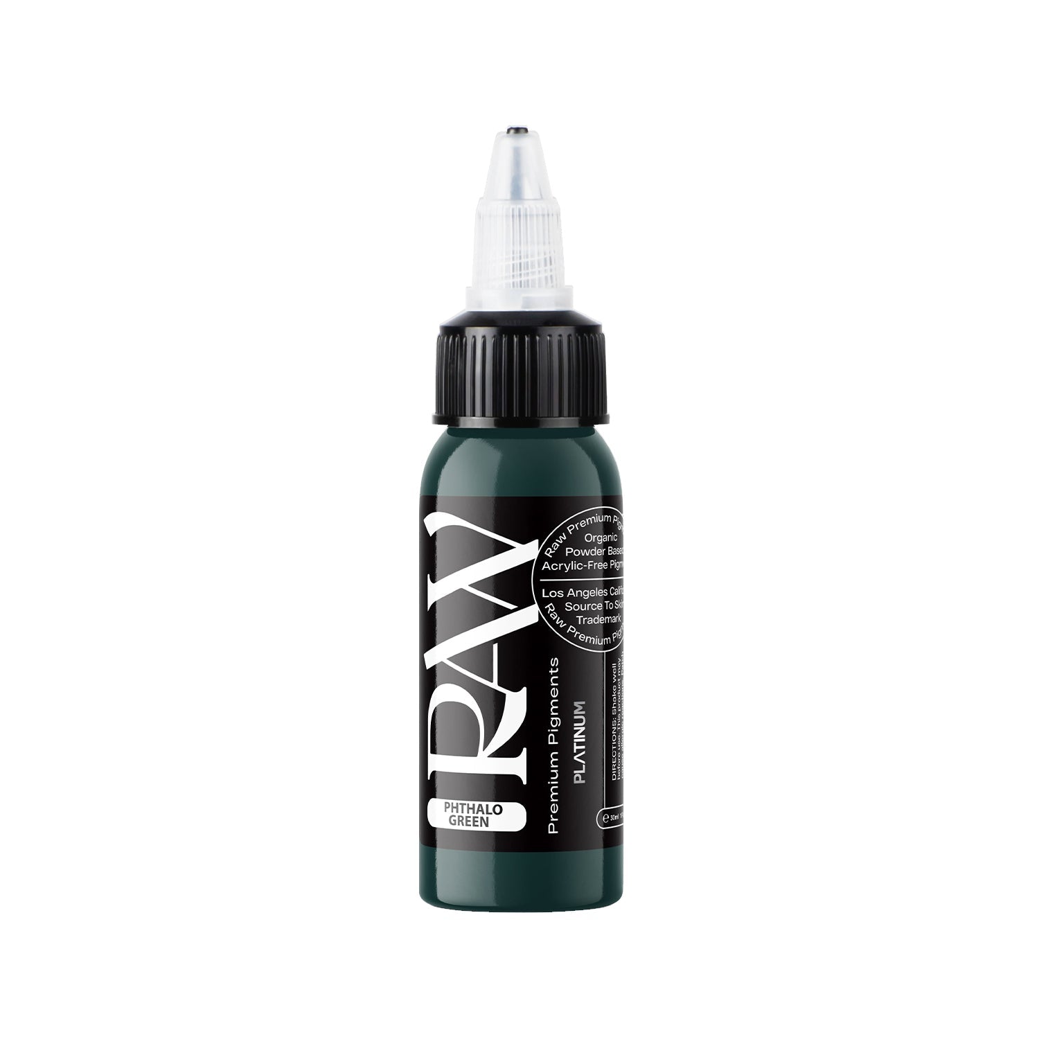 Raw Pigments Platinum Phthalo Green Tattoo Ink 30ml