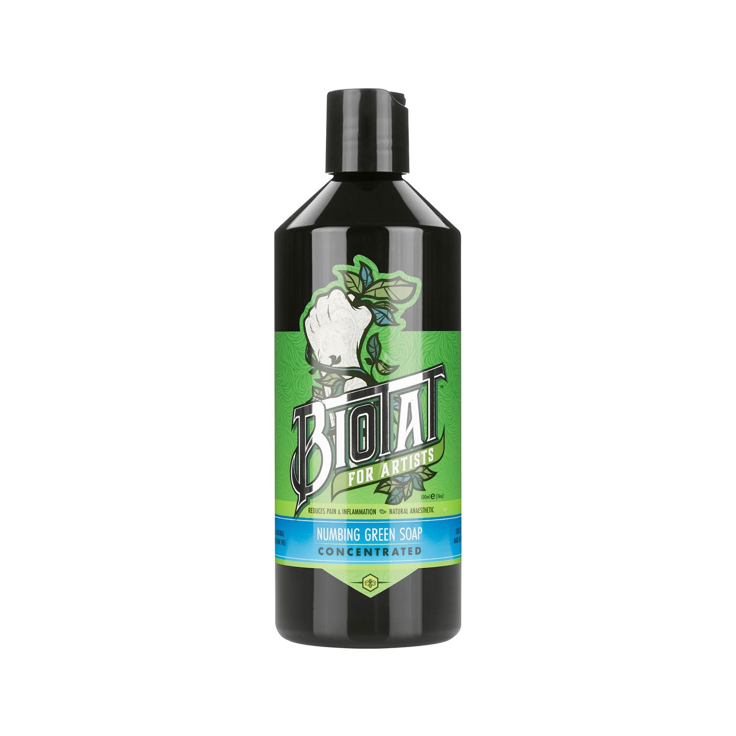 BIOTAT Numbing Green Soap Concentrate 500ml – Professional Tattoo Supply