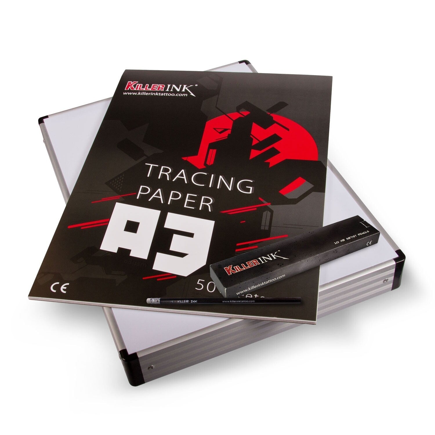 k-nstlerset-leuchtkasten-pauspapier-bleistifte image 1