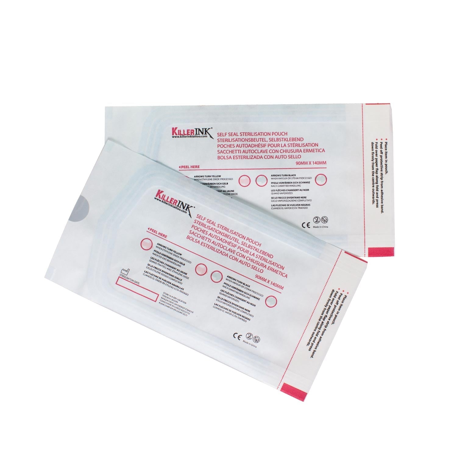 killer-ink-autoclave-self-seal-sterilisation-pouches image 2