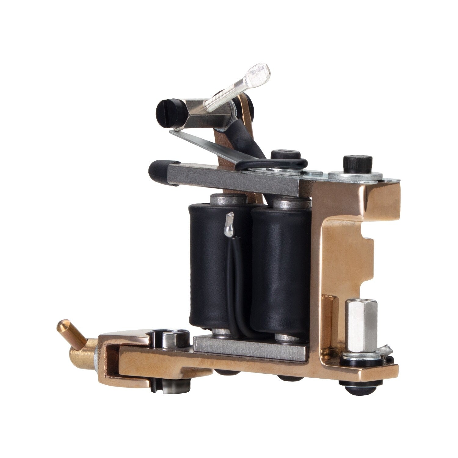 Micky Sharpz Brass Hybrid Precision Tattoo Machine