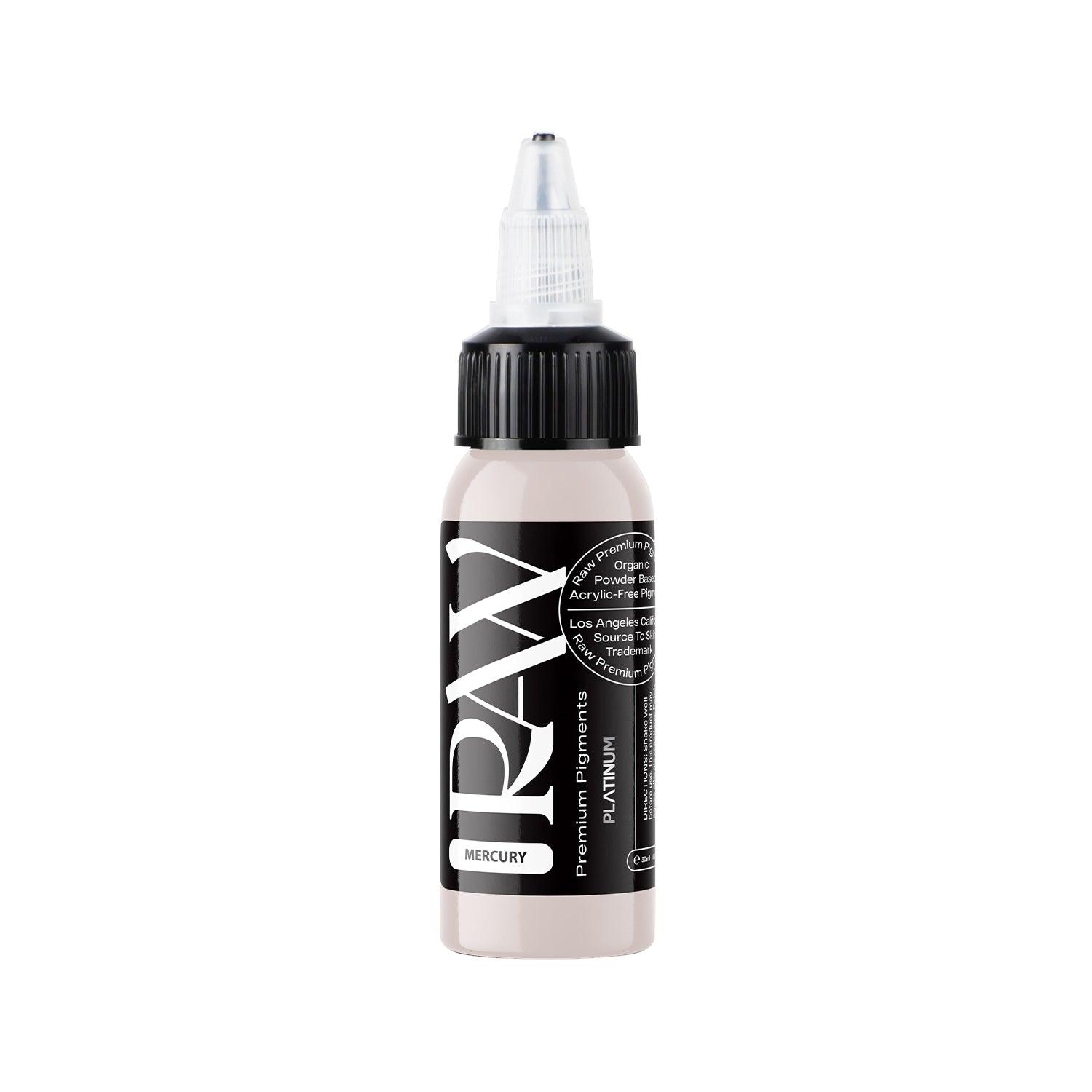 Raw Pigments Platinum Mercury Grey Tattoo Ink