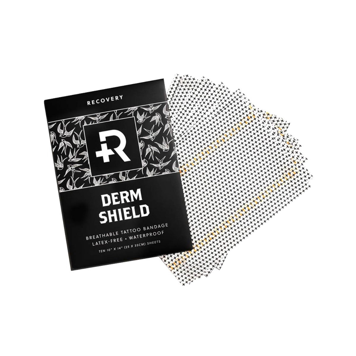 Recovery Derm Shield: 10-Pack Tattoo Healing Film
