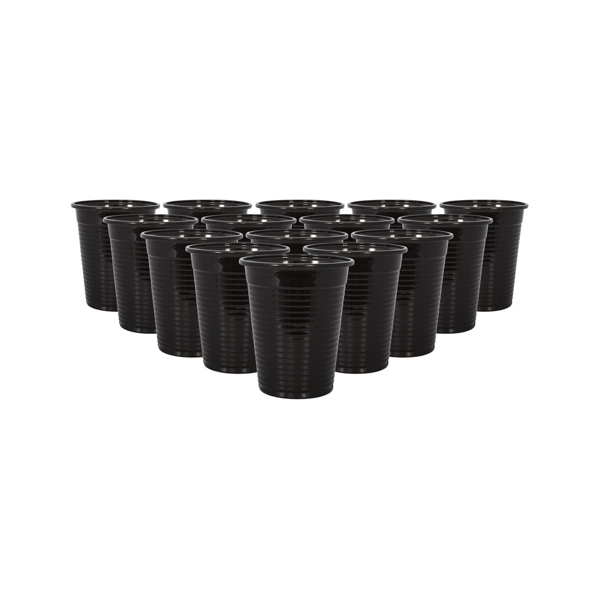 100-Pack Black Rinse Cups for Tattoo Stations