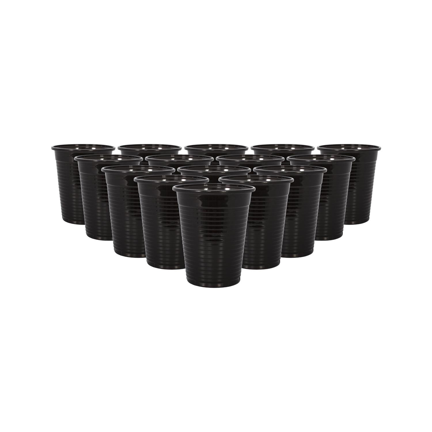 100-Pack Black Rinse Cups for Tattoo Stations