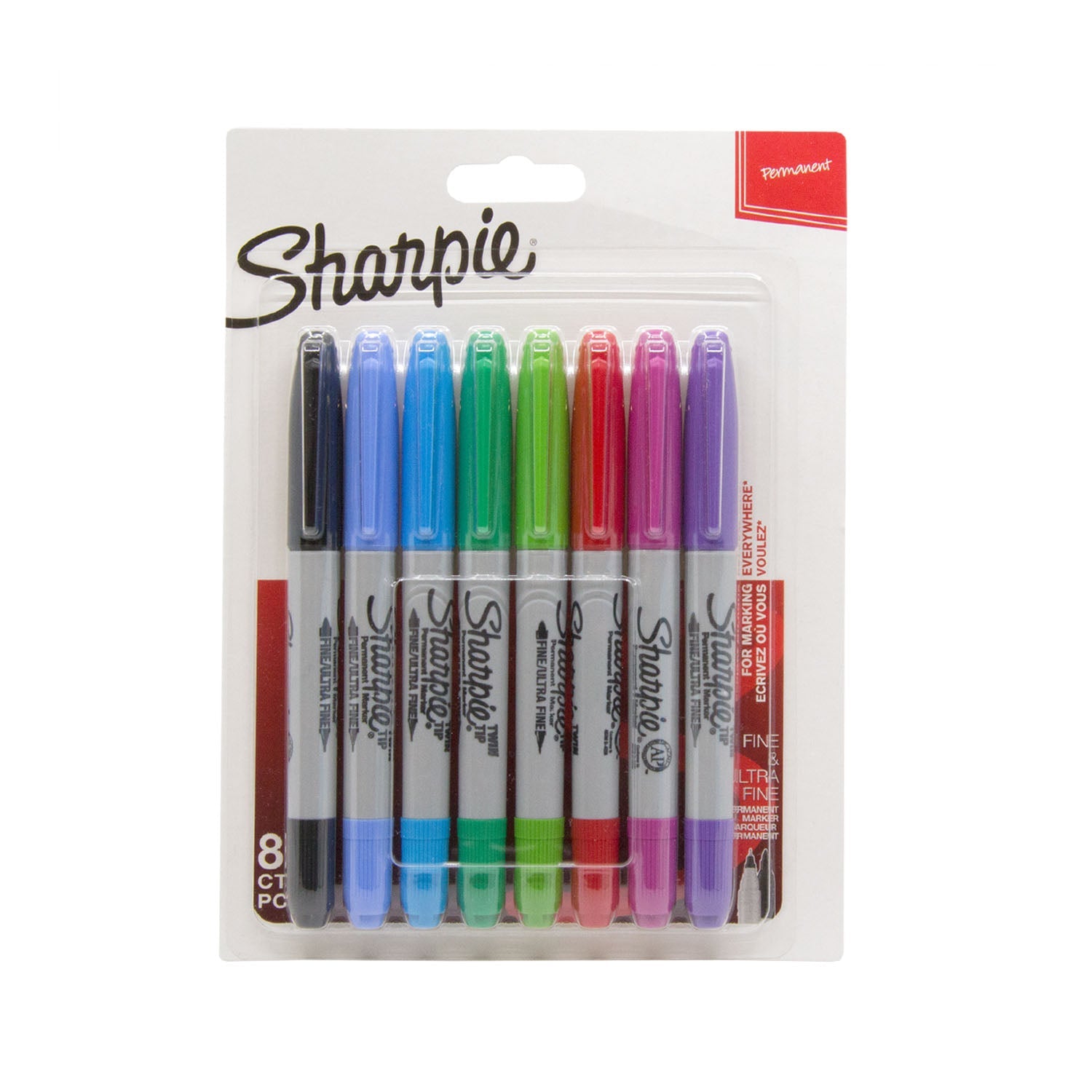 8-Pack Sharpie Dual-Tip Markers for Precision Design