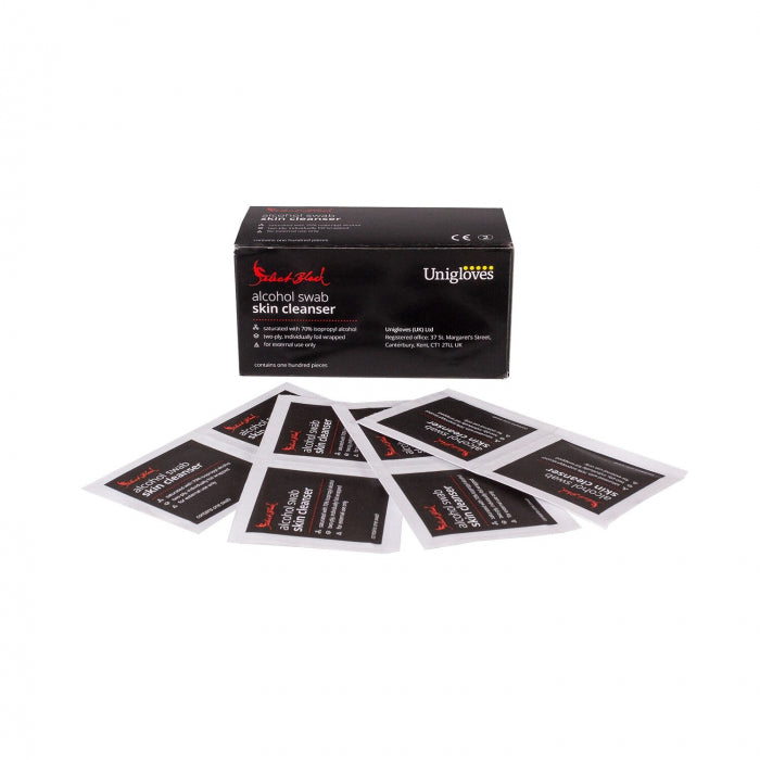 Box of 100 Unigloves 70% IPA Alcohol Swab Sachets
