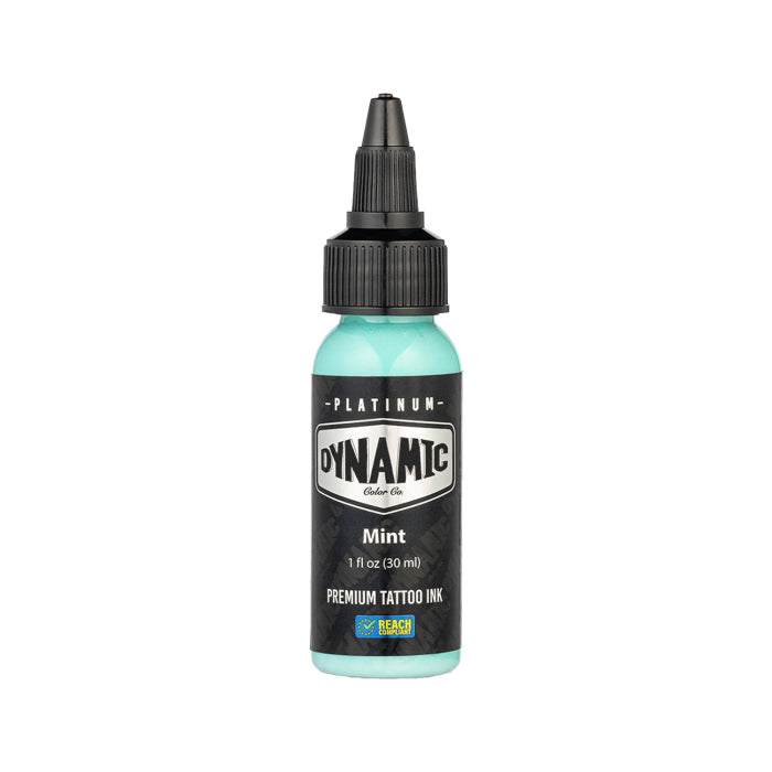 Dynamic Platinum Mint Tattoo Ink 30ml – Vegan, EU REACH Compliant