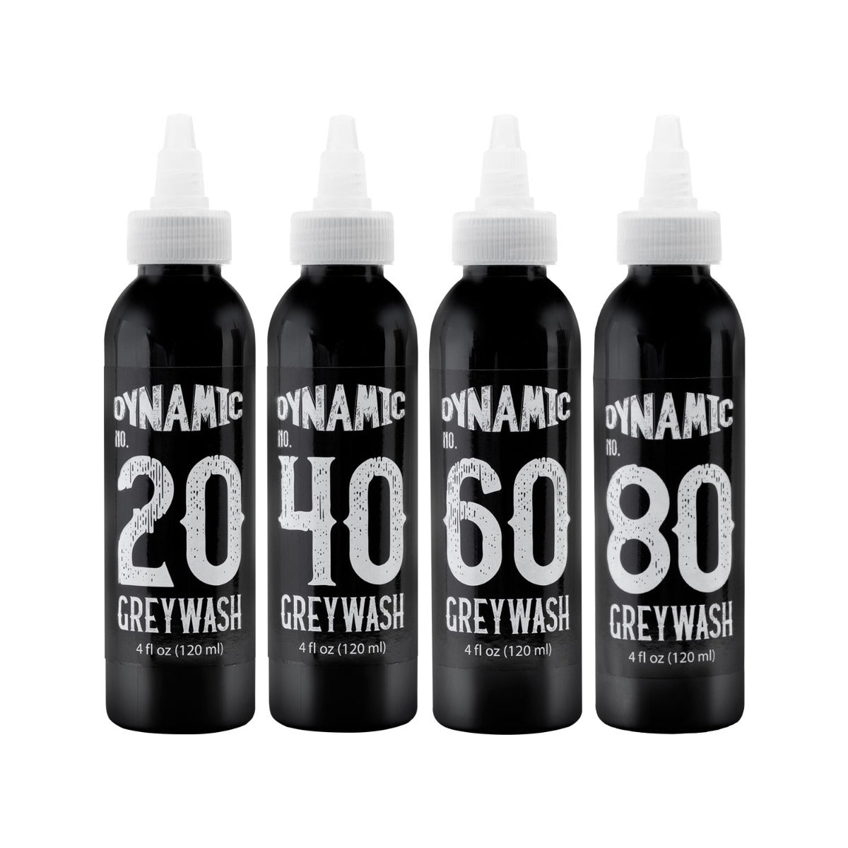 Dynamic Ink Greywash Set 4 oz – Professional 4-Bottle Kit