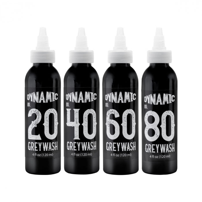Dynamic Ink Greywash Set 4 oz – Professional 4-Bottle Kit