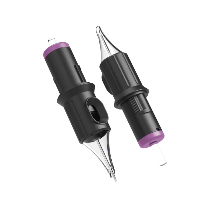 Box mit 20 Ghost Black Power Liner Long Taper Needles Cartridges