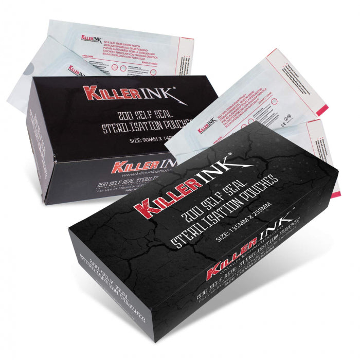 Killer Ink 200ct Autoklaven-Sterilisationsbeutel