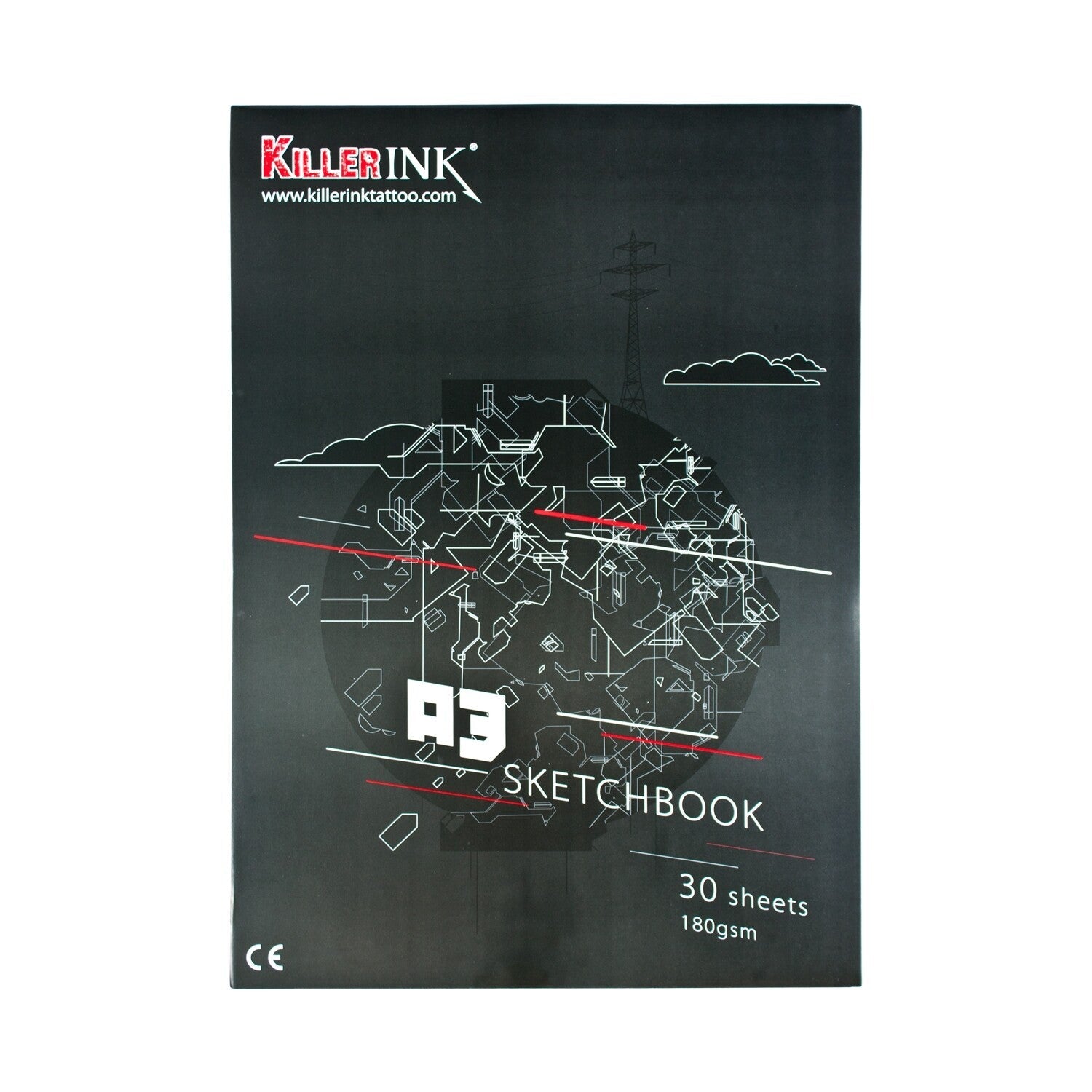 Killer Ink 180GSM Artist Sketch Pad A3/A4 - 30 Sheets