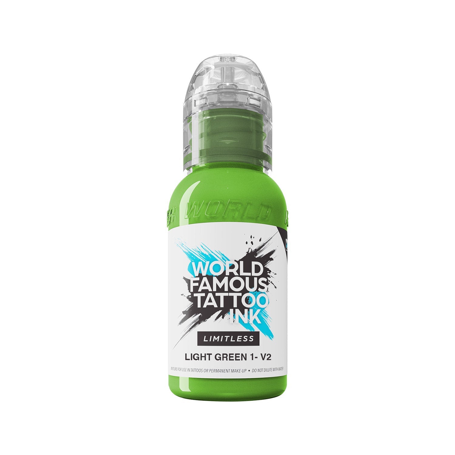 World Famous Limitless Tattoo Ink Light Green 1 v2 - 30ml