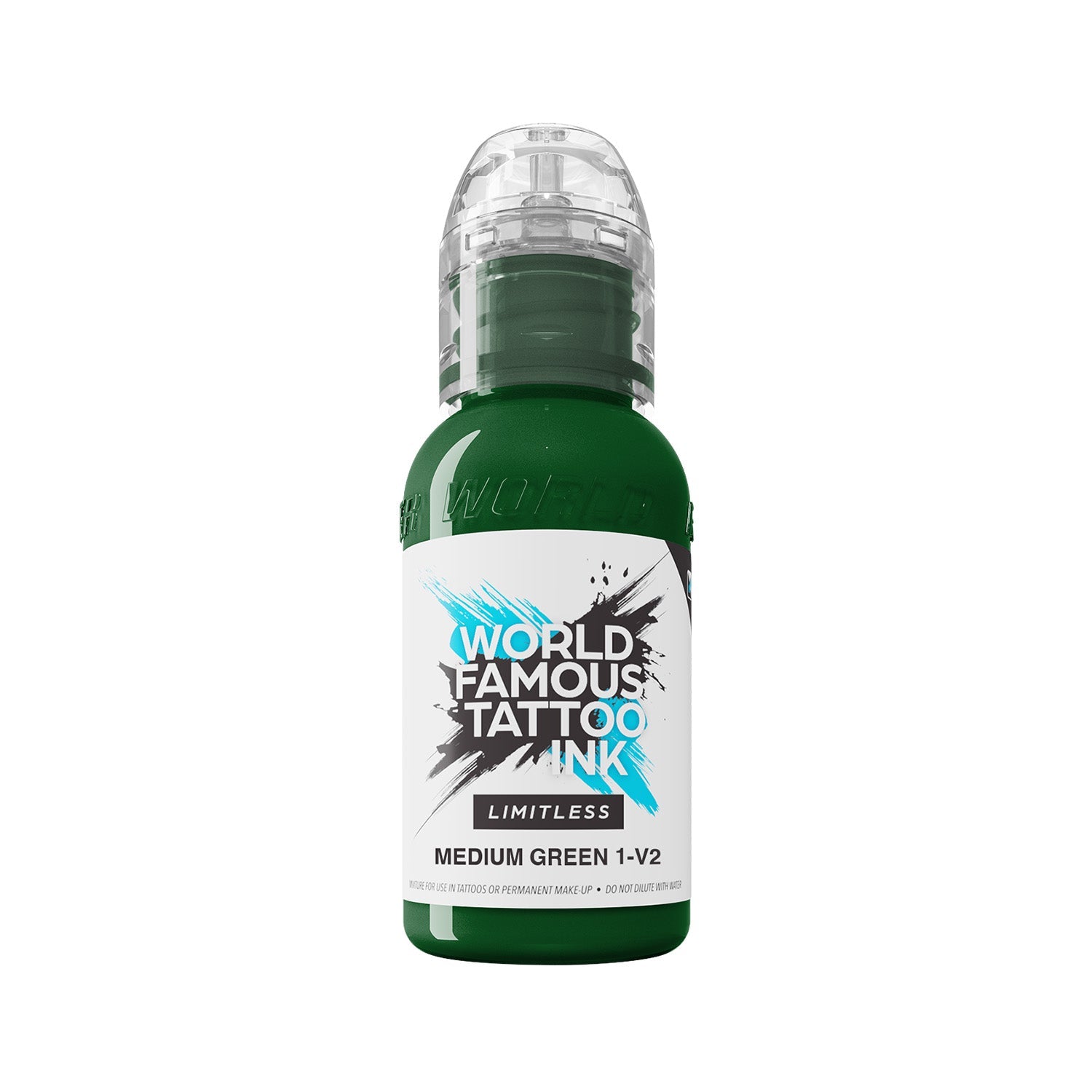 World Famous Limitless Medium Green 1 v2 Tattoo Ink 30ml