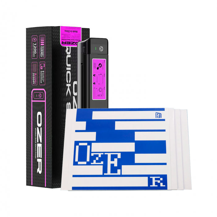 OZER Wireless Thermal Stencil Printer + 100 Sheets Paper